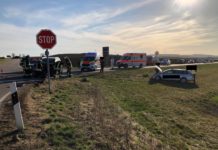 Zwei Verletzte nach Verkehrsunfall am kleinen Kronkreuz