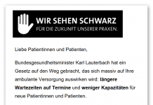 Viele Arztpraxen wegen Protestaktion heute geschlossen