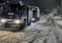 Schneechaos in Alzey