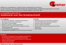GREINER sucht Mitarbeiter(in) im Team Verwaltung