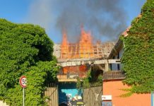 Dachstuhlbrand in Freimersheim