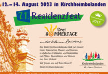 Kirchheimbolanden lädt ein zum 71. Residenzfest vom 12.-14. August 2023