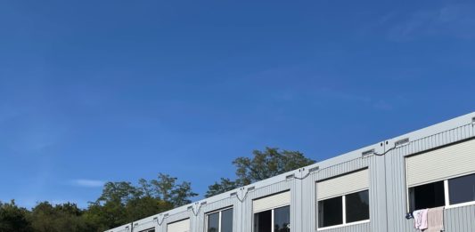Flüchtlinge haben Container-Unterkunft in Alzey bezogen