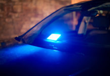 Brand eines Kleidercontainers