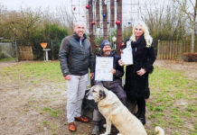 Spende an Tierschutz Wörrstadt durch Plätzchenverkauf