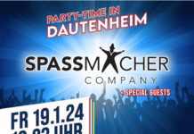 Partytime in Dautenheim: Spassmacher Company zu Gunsten des Fördervereins für Tumor- und Leukämiekranke Kinder