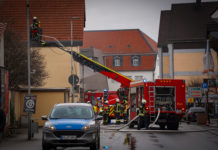Wohnhaus und Scheunenbrand in Alzeyer Innenstadt