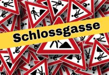 Schlossgasse für 3 Monate gesperrt