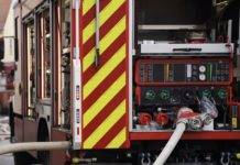 Brennendes Fahrzeug auf der A 63