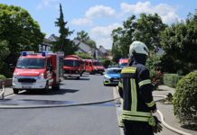 Bienenstöcke in Brand – Brandbekämpfung in Mauchenheim Foto Emotive Photography