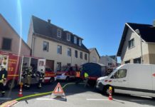 Großeinsatz in Framersheim nach Beschädigung einer Gasleitung