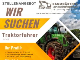 Traktorfahrer gesucht