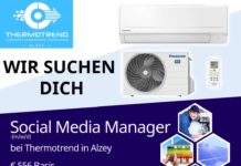 Social Media Manager (m/w/d) auf 556 € Basis bei Thermotrend Alzey gesucht