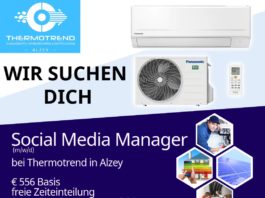 Social Media Manager (m/w/d) auf 556 € Basis bei Thermotrend Alzey gesucht