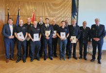 Neue Führungskräfte im Katastrophenschutz – Thorsten Edling für 35 Jahre Feuerwehrdienst ausgezeichnet