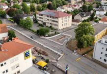 Kreisel an der Nibelungenstraße: Umbau abgeschlossen