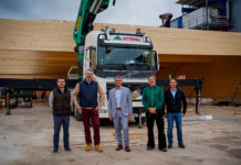 ALDI SÜD Baustellenbesichtigung in Alzey: Deutschlands erste Holzbau-Filiale entsteht
