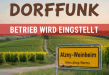 Dorffunk Weinheim stellt Betrieb ein – Betreiber sieht sich mit hoher Schadensforderung konfrontiert