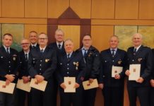 Ehrenamt mit Herz und jahrzehntelanger Treue: Verbandsgemeinde Alzey-Land würdigt Feuerwehrleute