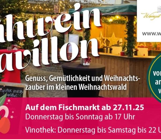 Weihnachtswäldchen am Alzeyer Fischmarkt wieder offen