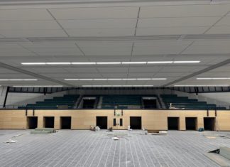 Sanierung der Rundsporthalle Alzey kurz vor dem Abschluss