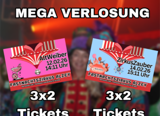 Fastnachtszirkus Alzey 2026: Vier Tage Ausnahmezustand mit Musik, Umzug und Party / große Verlosung