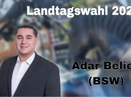 Adar Belice (BSW) in der Kandidatenbefragung der Alzeyer Zeitung