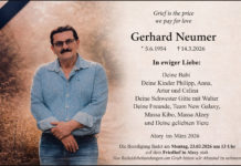 Abschied von Gerhard Neumer