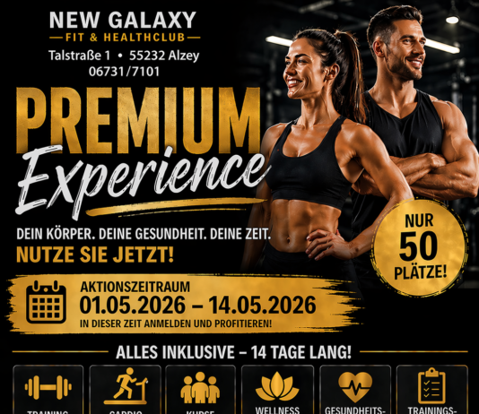 Premium Experience in Alzey: Dein Neustart im New Galaxy Fit & Healthclub! 🏋️♀️✨