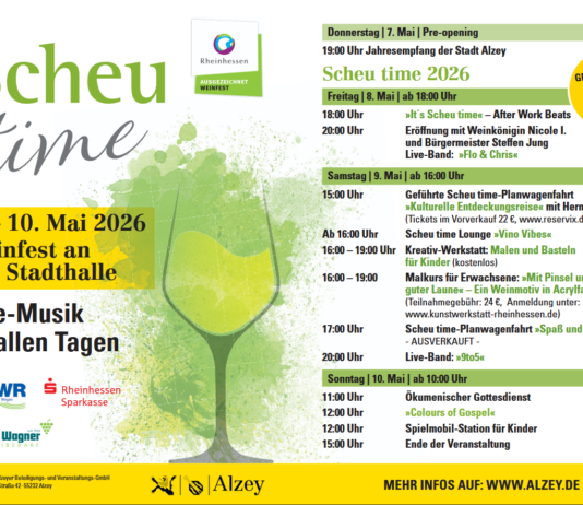 „Scheu time“ 2026 in Alzey 🍷✨