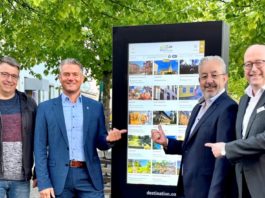 Digitale Infos auf einen Blick / Neue Stele auf dem Obermarkt erweitert Angebot in der Innenstadt