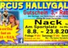 Manege frei in Nack: Circus Hallygally gastiert am Sportplatz