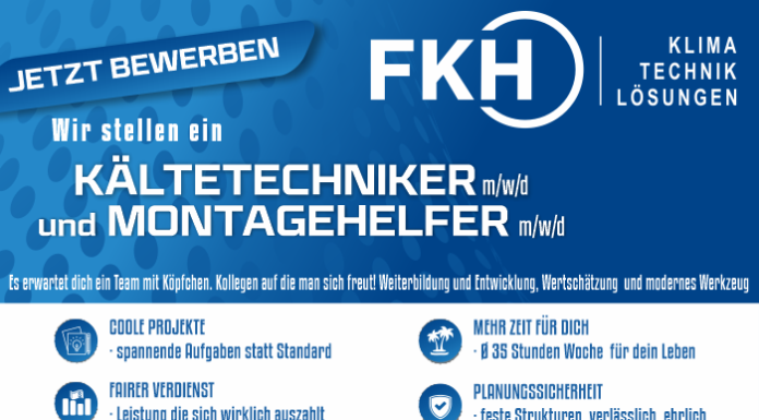 Montagehelfer (m/w/d) bei FKH Klimatechnik Lösungen
