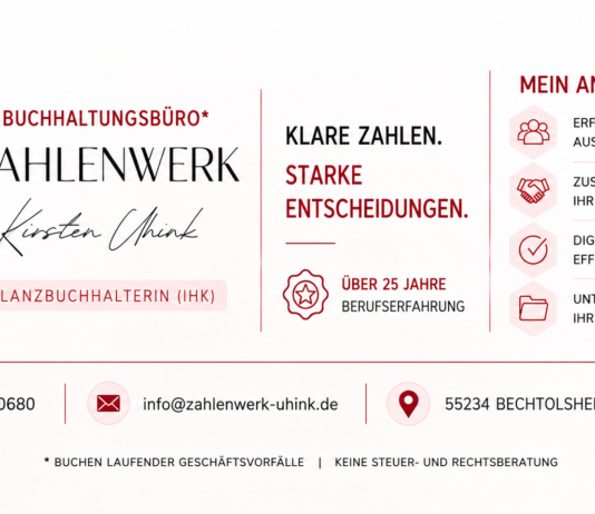 Zahlenwerk – Buchhaltung mit Erfahrung, Struktur und persönlichem Service