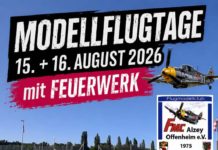 46. Alzey-Offenheimer Modellflugtage: Zwei Tage Flugshows für die ganze Familie