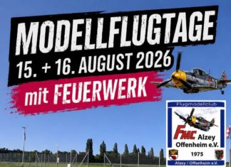 46. Alzey-Offenheimer Modellflugtage: Zwei Tage Flugshows für die ganze Familie