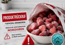 Rückruf bei KAUFLAND: Tiefgekühlte Erdbeeren könnten Noroviren enthalten