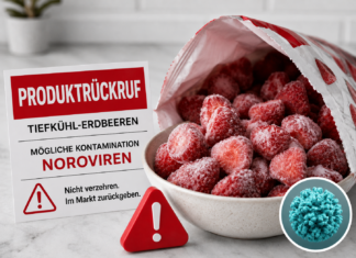 Rückruf bei KAUFLAND: Tiefgekühlte Erdbeeren könnten Noroviren enthalten