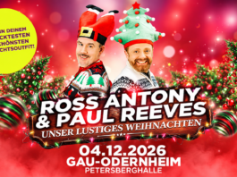 Ross Antony und Paul Reeves bringen „Unser lustiges Weihnachten“ nach Gau-Odernheim