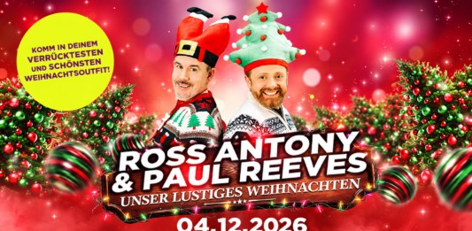 Ross Antony und Paul Reeves bringen „Unser lustiges Weihnachten“ nach Gau-Odernheim