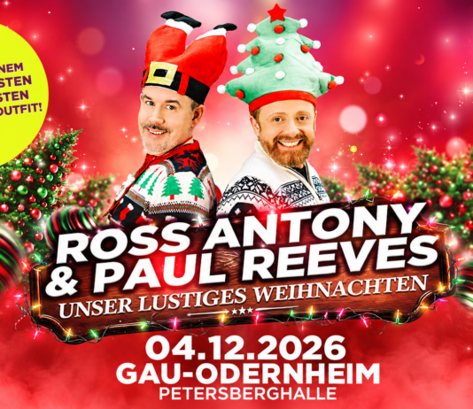 Ross Antony und Paul Reeves bringen „Unser lustiges Weihnachten“ nach Gau-Odernheim