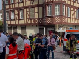 Neun Verletzte nach Flüssigkeitsattacke auf AfD-Infostand in Bad Kreuznach