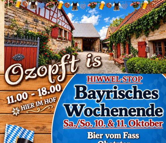 Letzter HiwwelStop der Saison: Bayerisches Wochenende als Zusatztermin in Nieder-Wiesen