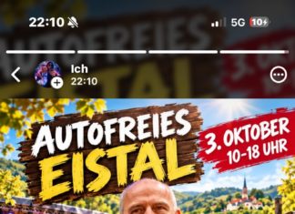 Autofreies Eistal am 3. Oktober: 20 Kilometer freie Fahrt – in Eisenberg ist auch Mario Basler dabei