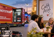 Landkreis Alzey-Worms investiert in eine Notstromversorgung des Brand- und Katastrophenschutzes und unterstützt Café Asyl